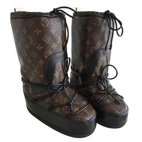 brown lv boots|louis vuitton brown in boots.